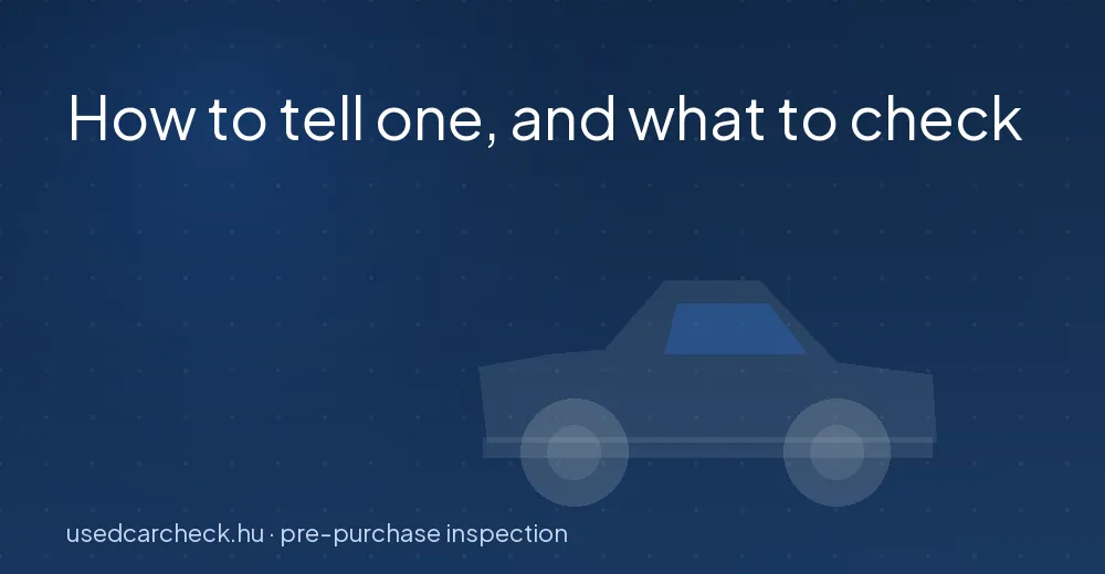 How to tell one, and what to check