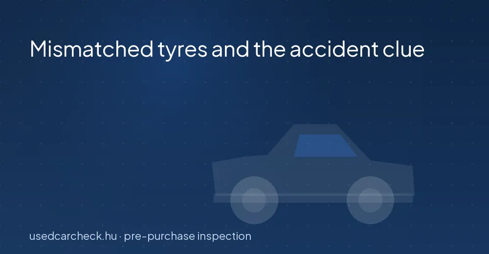 Mismatched tyres and the accident clue