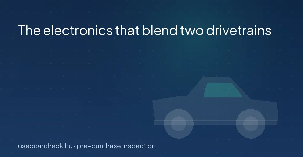 The electronics that blend two drivetrains