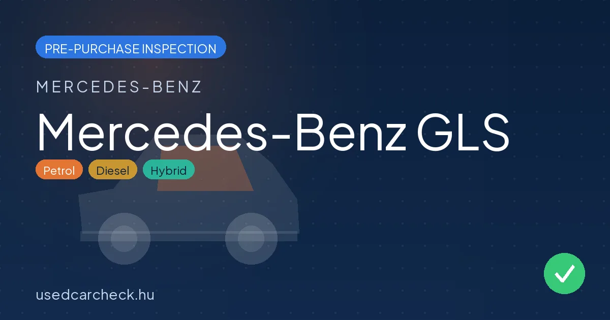 Mercedes-Benz GLS pre-purchase inspection