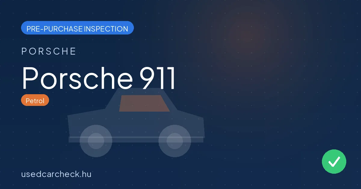 Porsche 911 pre-purchase inspection